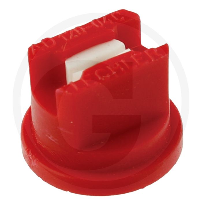 Lechler Spleetdop 120° Rood Keramiek.