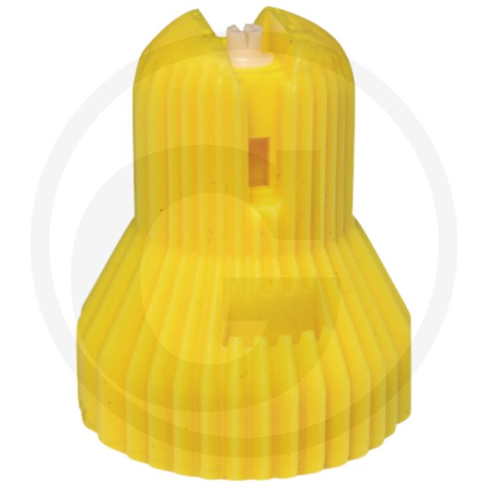 Nozal VPE 8 vlakstraal sproeidoppen KWIX ADX g. Spleetdop, 120° spuithoek, Geel.