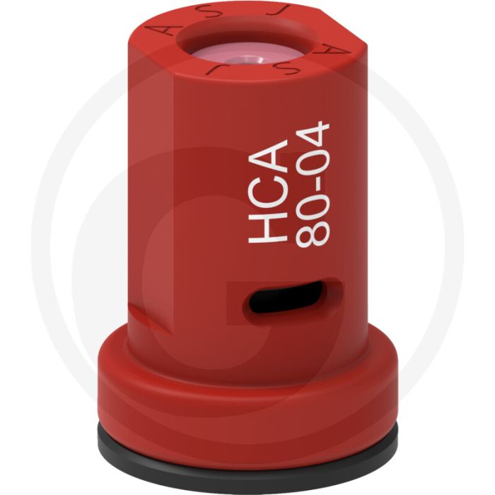 ASJ Holle kegelsproeidop 80° HCA - Rood Keramiek.