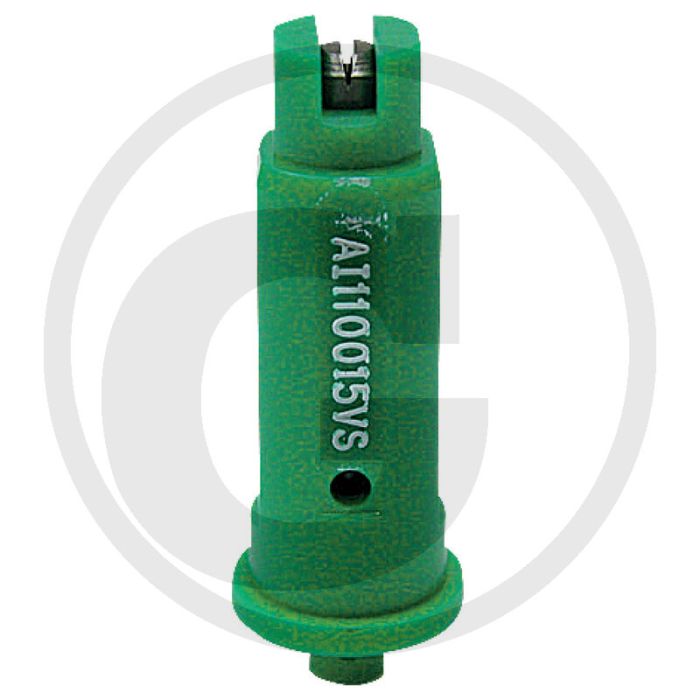 TeeJet Injector-spleetdoppen 015, 110° - Groen, Kunststof, RVS - AI110015-VS