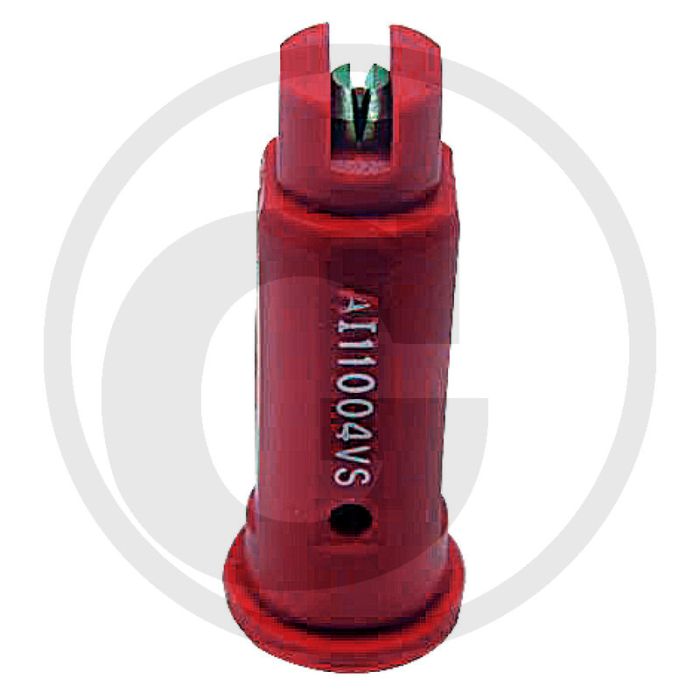 TeeJet Injector spleetdop AI11004-VS 110° Rood Kunststof Roestvrijstaal