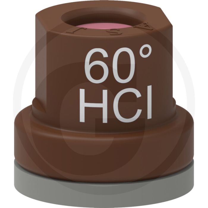 ASJ Holle kegelsproeidop 60° HCI - Bruin, Kunststof, Keramiek.