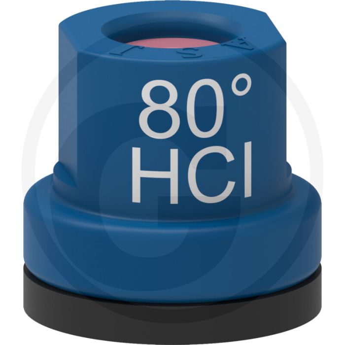 ASJ Holle kegelsproeidop 80° HCI - Blauw Keramiek - Rond gat 12 mm
