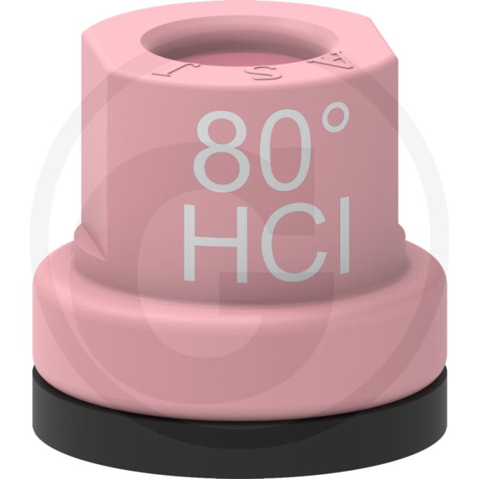 ASJ Holle kegelsproeidop 80° HCI - Roze Keramiek.