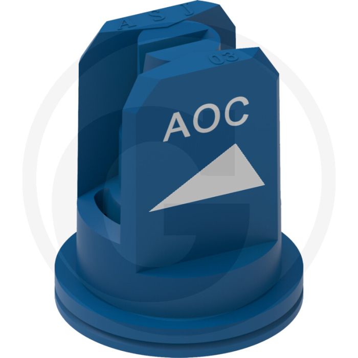 ASJ Lucht injector hoekstraaldop 80° AOC - Blauw, Kunststof - 80° - Sleutelwijdte: 8