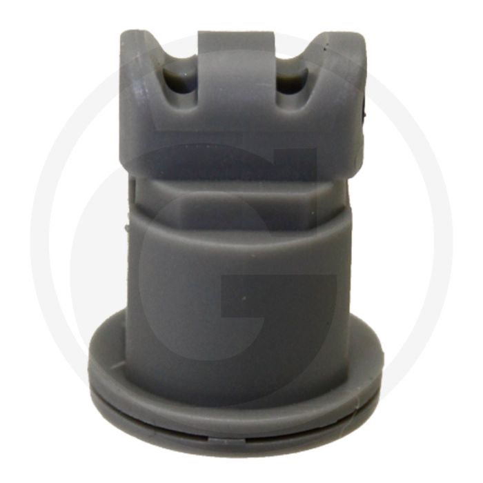 TeeJet Dubbele injector-spleetdop 110° - Kunststof, Grijs, 110°.