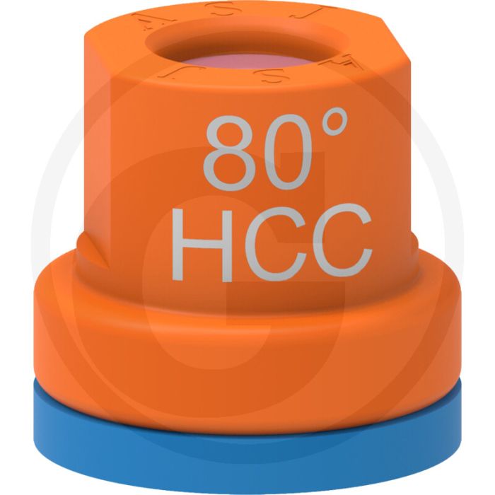 ASJ Holle kegelsproeidop 80° HCC - Oranje, Kunststof, Keramiek