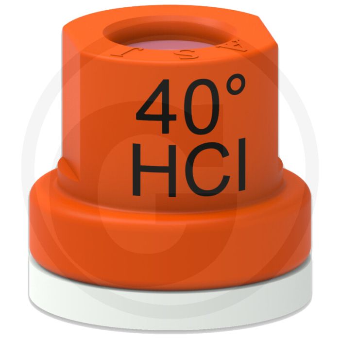 ASJ Holle kegelsproeidop 40° HCI - Oranje Keramiek - Rond gat 12 mm