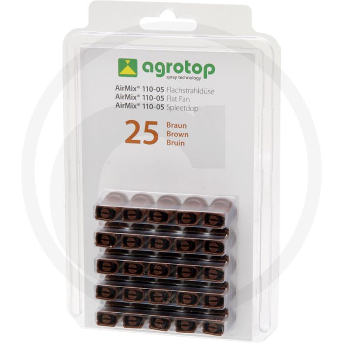 Agrotop Injector-spleetdop 05, 110° - Kunststof, Bruin