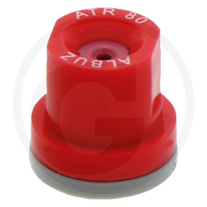 Albuz Holle kegelspuitdop 80° Rood Keramiek.