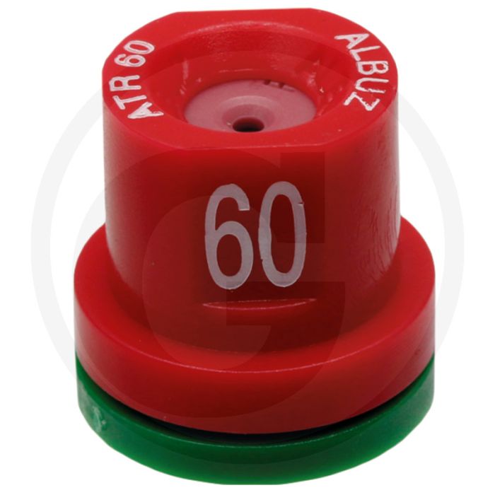 Albuz Holle kegelsproeidop - Rood, Keramiek top, 60° spuithoek