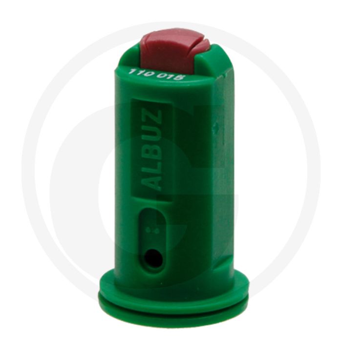 Albuz Dubbele injector spleetdop 110° Groen Keramiek.
