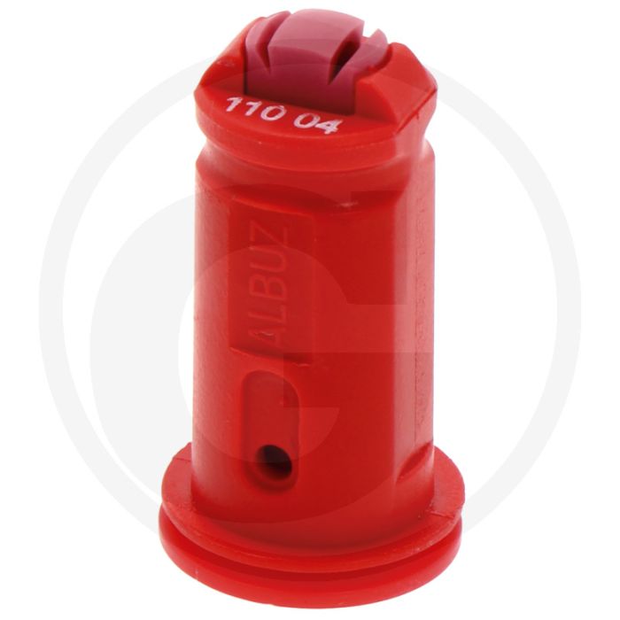 Albuz Dubbele injector spleetdop 110° Rood Keramiek.