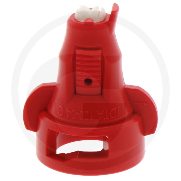 Lechler Dubbele spleet-injectordop IDTA-120-04C Rood Keramiek 120°.