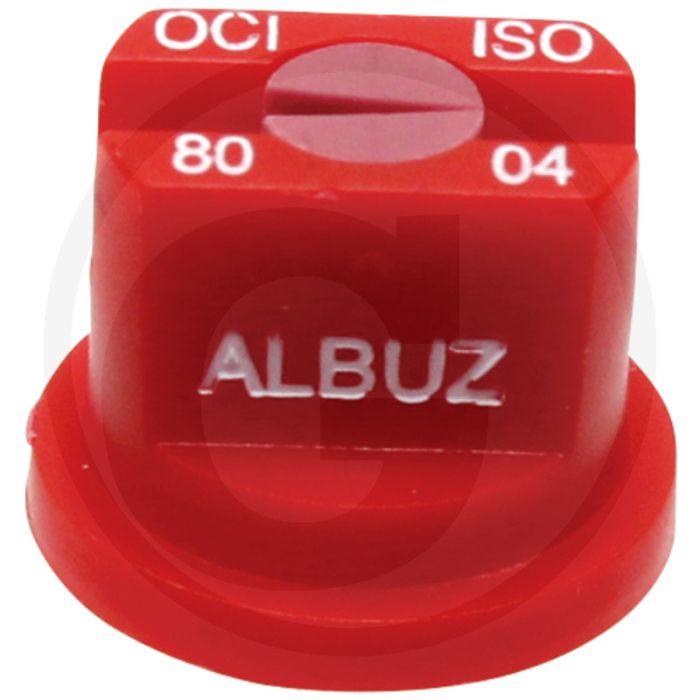 Albuz Spleetdop 80° Rood Keramiek.