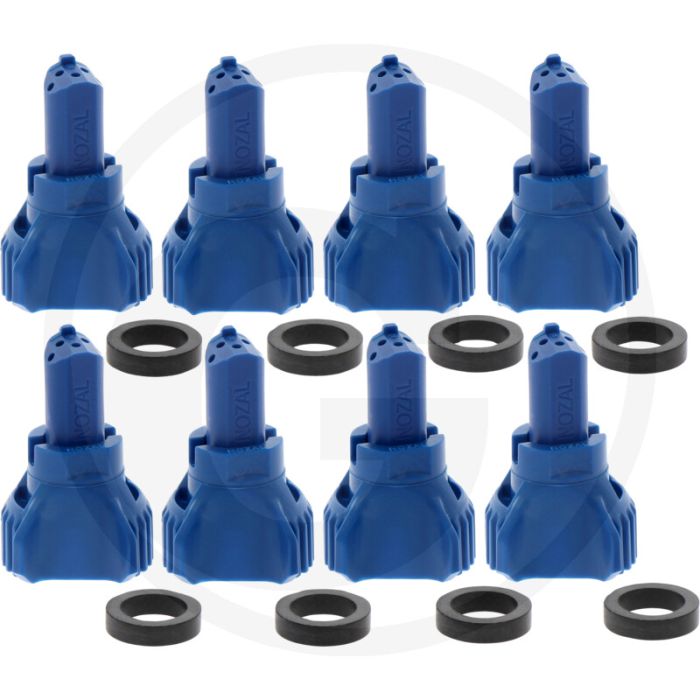 Nozal VPE 8 Flüssigdüngerdüse R5X Blau 100°.
