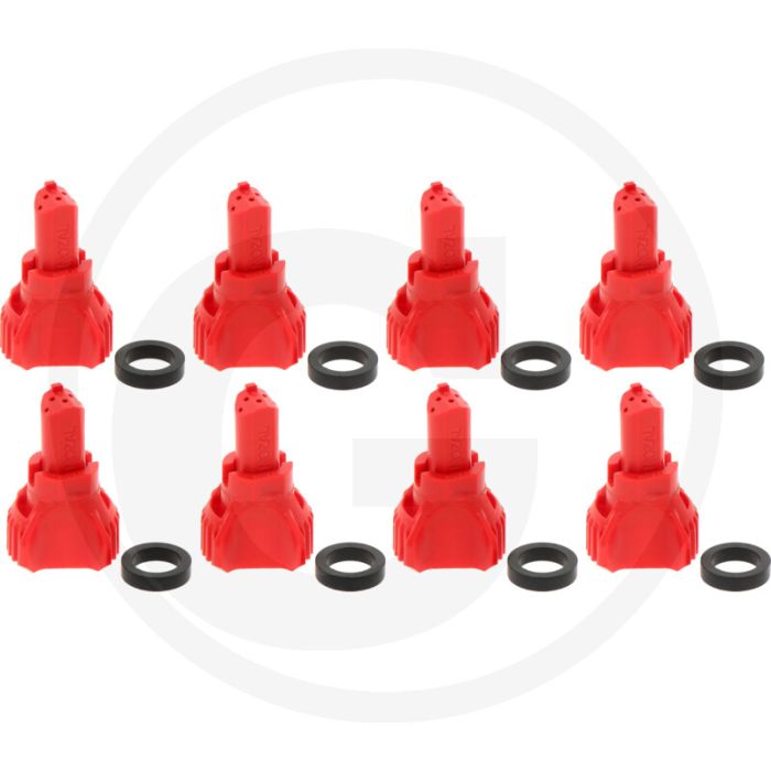 Nozal VPE 8 Flüssigdüngerdüse R5X Rot 100° Spuithoek