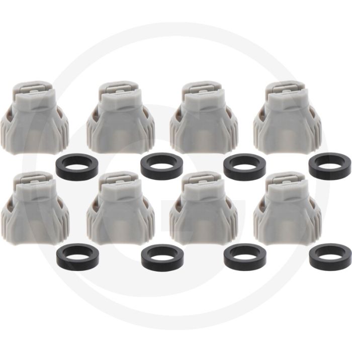 Nozal VPE 8 Flachstrahldüse KWIX RFX Grau 120° Spuithoek