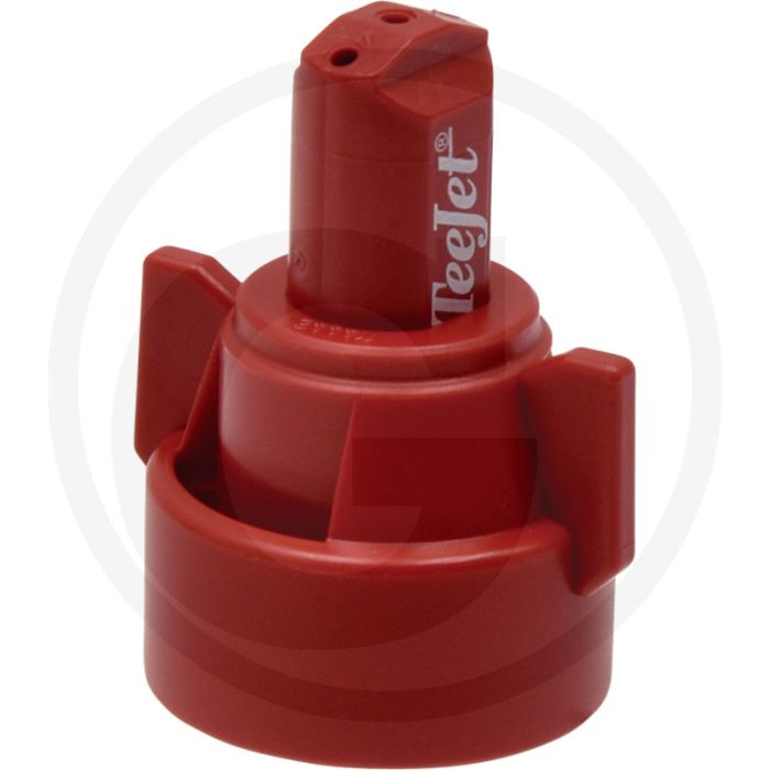 TeeJet Vloeibare kunstmestdop 3-gaats (variabele diameter, rood)