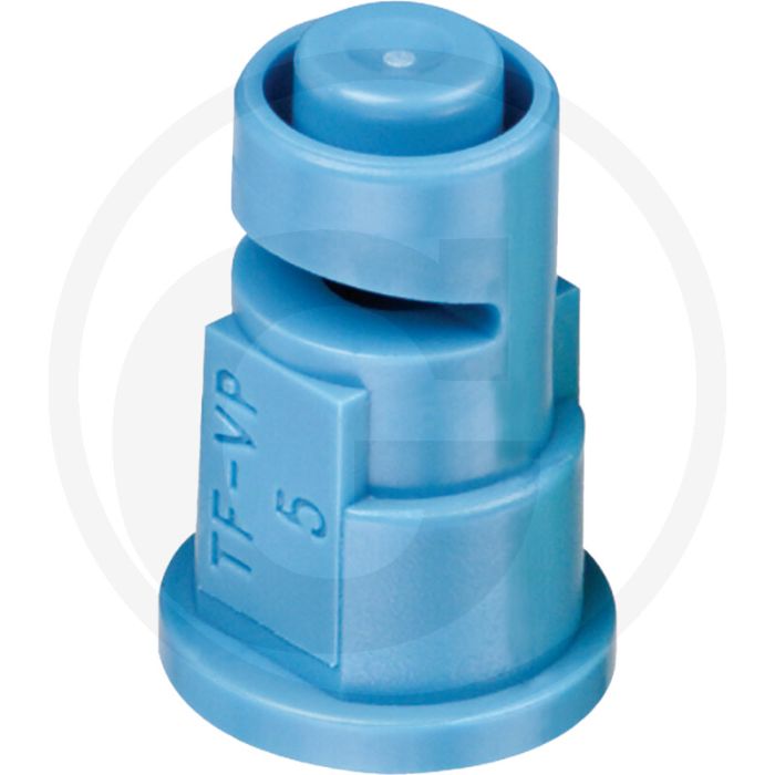 TeeJet Turbo FloodJet, groothoek spleetdop, lichtblauw, 110° spuithoek