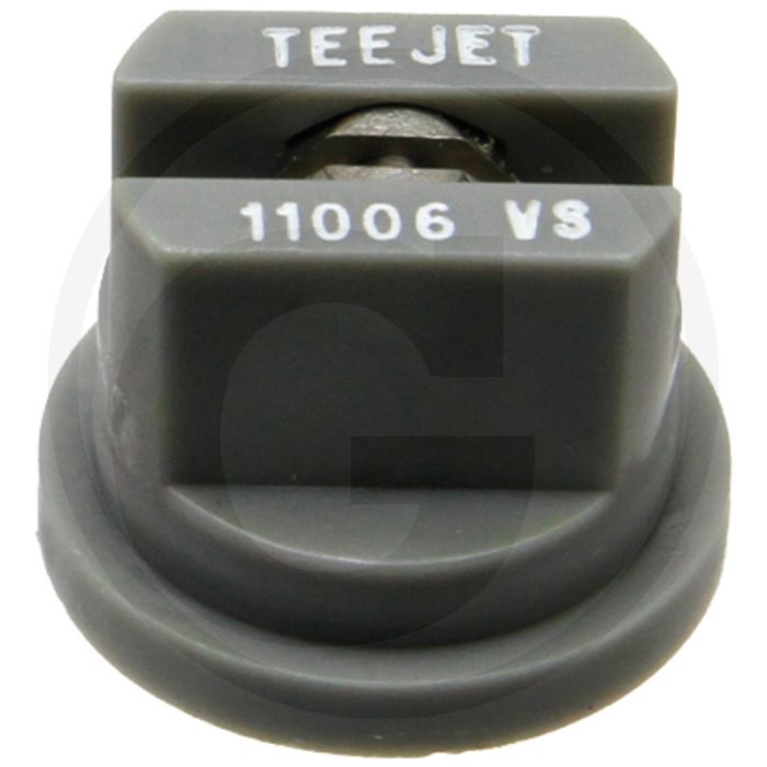 TeeJet Spleetdop 110° - RVS Top - Kunststof - Grijs