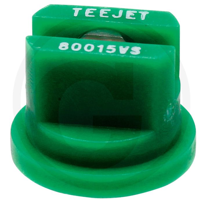 TeeJet Spleetdop 80° Groen RVS TP80015VS