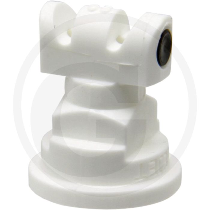 TeeJet Dubbele spleetdop 110° - Wit, Kunststof, Sleutelwijdte 11 mm