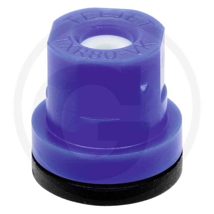 TeeJet Holle kegelsproeidop 80° Blauw Keramiek.
