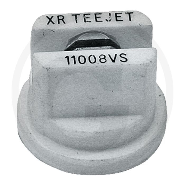 TeeJet Spleetdop 110° - RVS Top - Wit - Kunststof - Sleutelwijdte 8