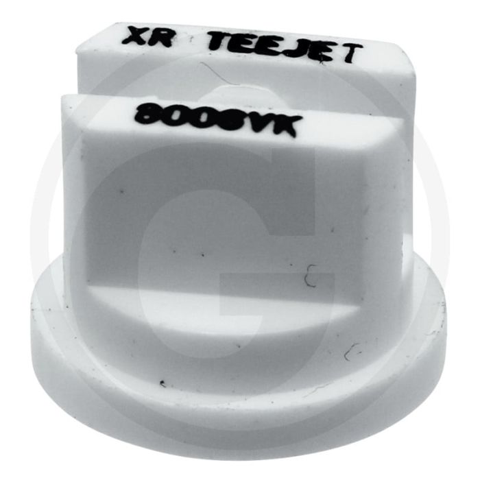 TeeJet Spleetdop 80° Keramiek - Wit - Kunststof - Sleutelwijdte 8
