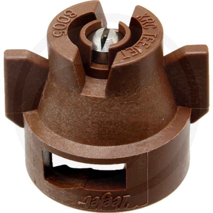 TeeJet Spleetdop 80° - RVS Top - Bruin