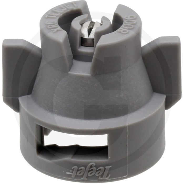 TeeJet Spleetdop 80° - RVS Top - Grijs