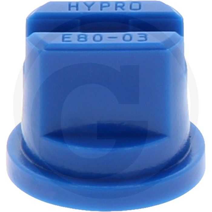 Hypro Spleetdop, blauw, 80° - Kunststof huis en top.