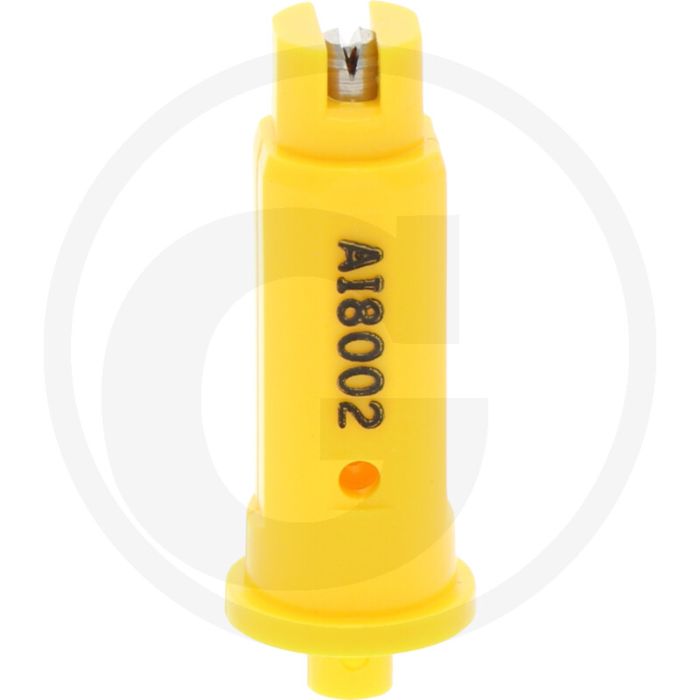 TeeJet Injector-spleetdop 02, 80° - Oranje, RVS top