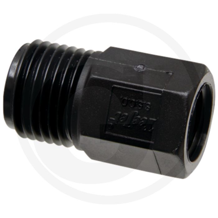 TeeJet Lichaam dop van nylon, type-T (Inlaataansluiting met BSPT 1/4" (met binnendraad))