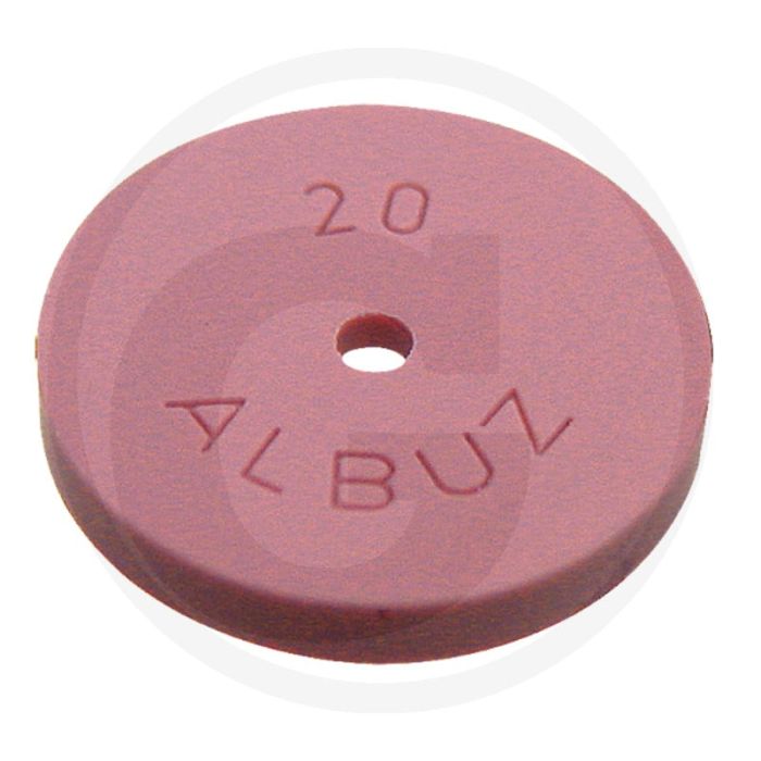 Braglia Keramiekschijf Ø 18 mm, 1,5 mm boring-Ø