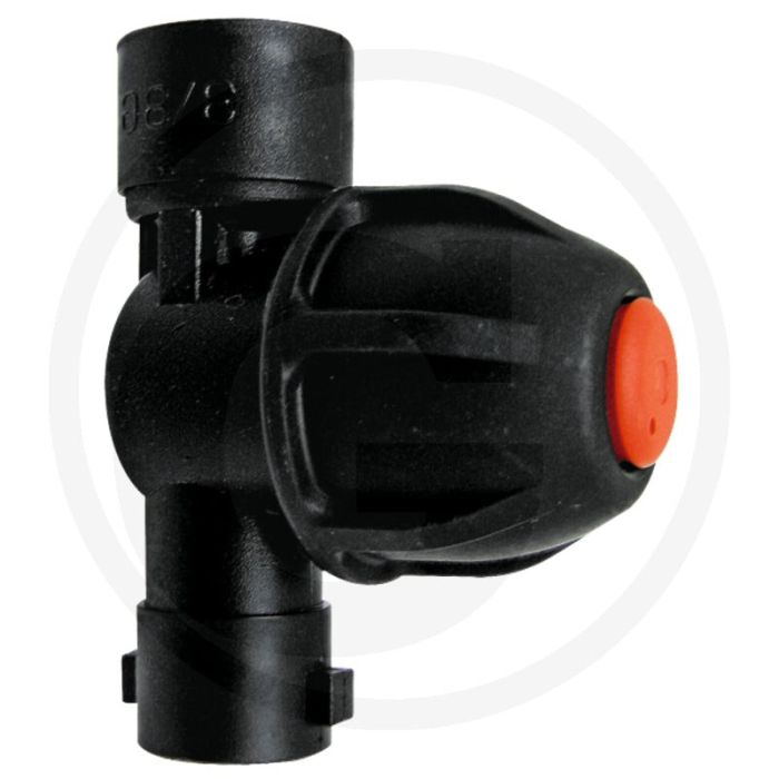 Enkele spuitdophouder met IG 3/8" (met membraanterugslagklep)