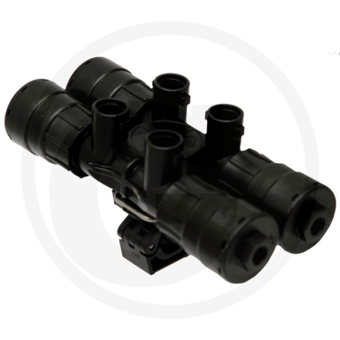 ARAG Viervoudige dophouder (zonder pneumatische aansluiting)