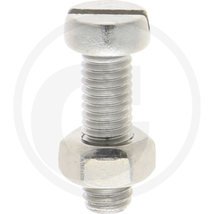 Bevestigingsbout (RVS, 06 x 20 mm)