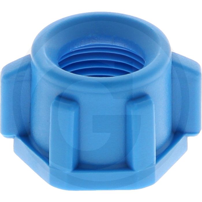 ARAG Überwurfmutter blau 3/8" Kunststoff.