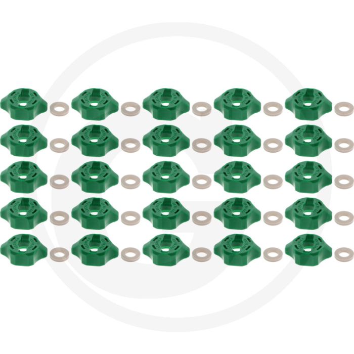 Lechler Bajonettmutter SW 10 grün - Oude LECHLER Twistloc-systeem, Sleutelwijdte: 8-10