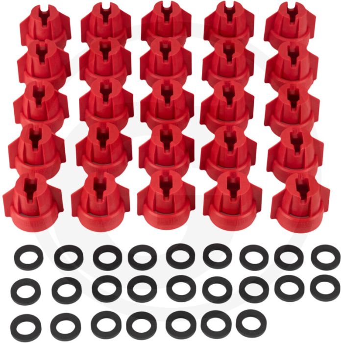 Lechler Bajonettmutter Multi Cap rot SW8 - Multijet, Rood, 25 stuks