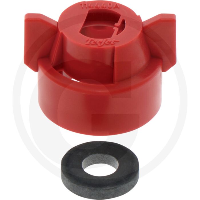 TeeJet Bajonetmoer SW 8 rood incl. pakking - HARDI 8 Rood 114441-3-CELR