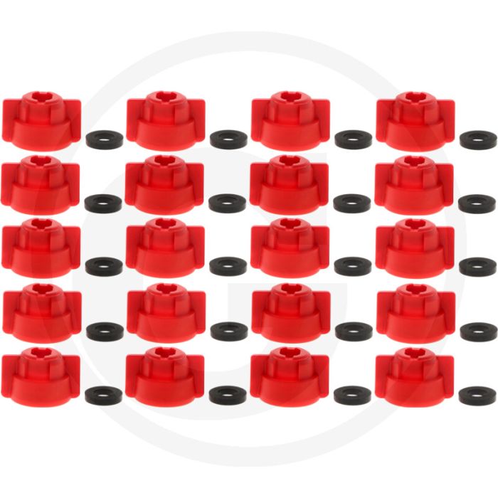 Lechler Bajonettmutter SW8/10 rot Universeel (Sleutelwijdte: 8 - 10)