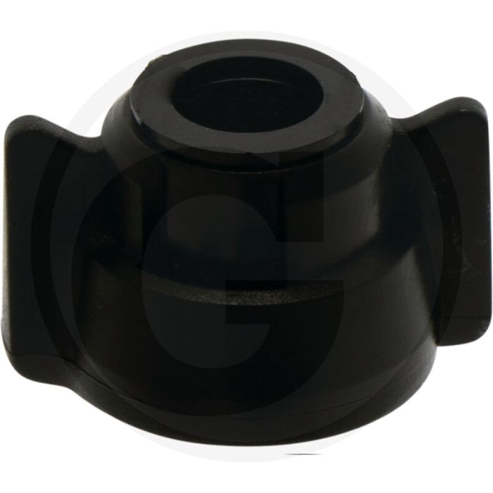 Bajonettmutter schwarz, Ø 12mm, Universal System