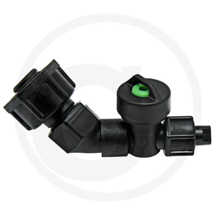 Hardi Houder voor einddop (ISO F110-03 blauw, 45° gebogen)