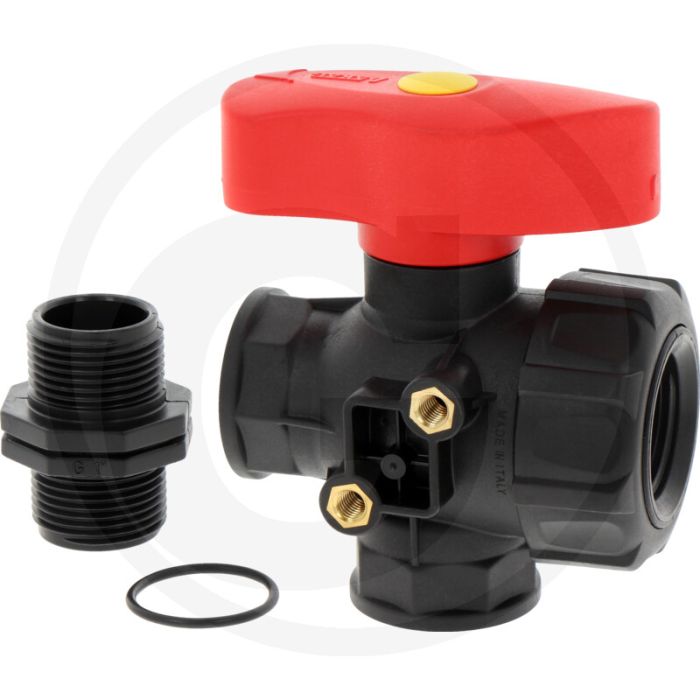 ARAG 3-Wege-Kugelhahn 1'' - Aansluiting 1"