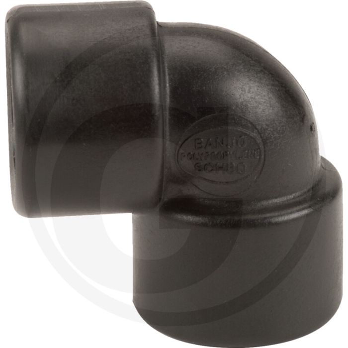 BANJO Bogen 90°, 2 x IG 3/4", 20 bar.