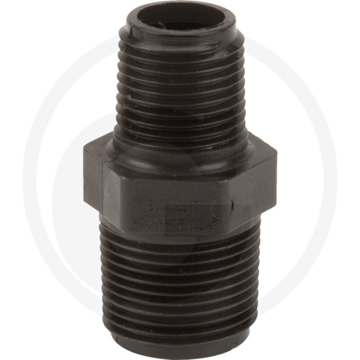 BANJO Verloopnippel 3/4" naar 1/2" - Max. werkdruk 20 bar
