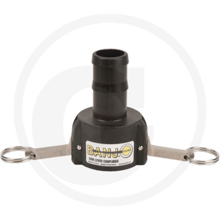 BANJO M-Teil 1 1/2" mit Schlauchtülle 1 1/2" - NW 1 1/2" & Ø 1 1/2"